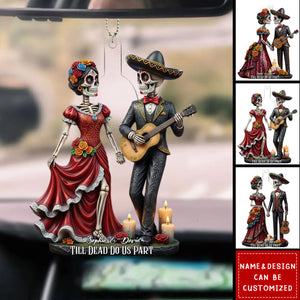 Till Dead Do Us Part - Personalized Acrylic Car Ornament
