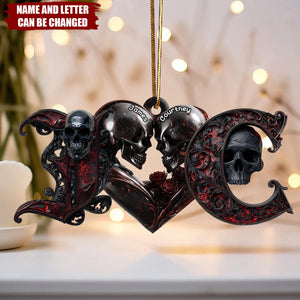 Till Death Do Us Part - Personalized Christmas Acrylic Ornament