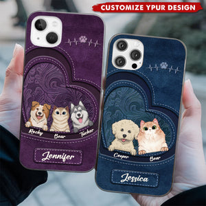 Life Is Better With Dogs - Personalized Clear Phone Case - Gift For Pet Owners, Pet Lovers
