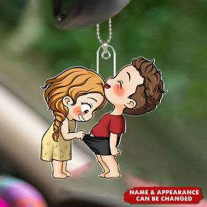 Cute Couple - Gift For Husband Wife, Anniversary - Personalized Ornament