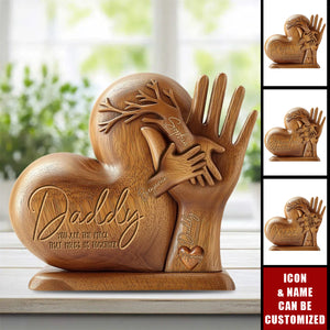 Dad You Are The Piece That Holds Us Together - Personalized Father Acrylic Plaque