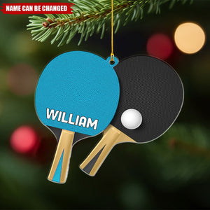 Personalized Table Tennis Ornament - Xmas Ornament Lovers Gift