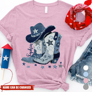 Cowgirl Boots - Personalized Cowgirl T-shirt