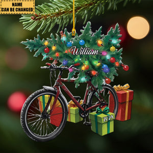 Personalized Bicycle Ornament Gifts For Mountain Bikers