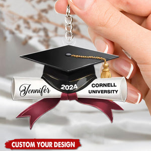 Family Personalized Keychain - Graduation Gift For Family