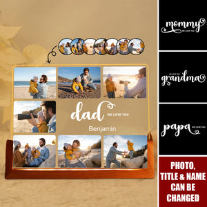 Personalized Photo Collage Night Light - Father's Day Gift - Gift for Dad