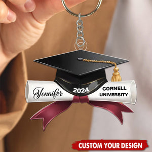 Family Personalized Keychain - Graduation Gift For Family