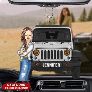 Ain't Nothing But A Off-Road Car Thang Personalized Acrylic Car Ornament