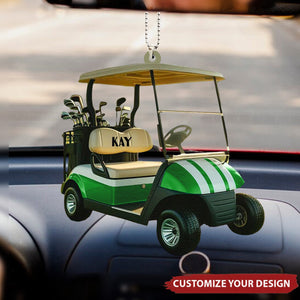 Golf Cart Personalized Ornament, Gift For Golf Lover
