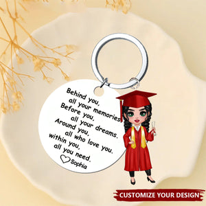 Personalized Gifts For Graduation Keychain - Graduation Gift For Girl