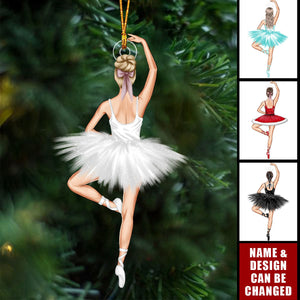 Personalized Gifts For Ballet Dancer Christmas Ornament