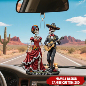 Till Dead Do Us Part - Personalized Acrylic Car Ornament