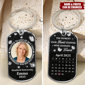 I Wanted To Give Up But Then I Remembered Who Was Watching, Personalized Custom Keychain