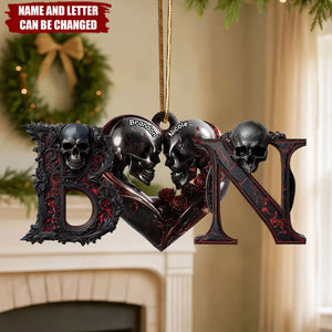 Till Death Do Us Part - Personalized Christmas Acrylic Ornament