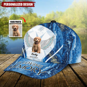 Love Beyond Forever Upload Photo Dog Cat Personalized Multicolor Classic Cap