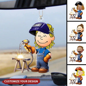 Personalized Gifts For Welder Ornament