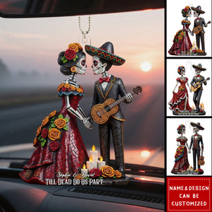 Till Dead Do Us Part - Personalized Acrylic Car Ornament