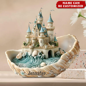 Seashell Castle Souvenir Gift - Personalized Sea Lover Acrylic Plaque