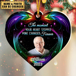 Gift For The Best Of You - Butterfly Feather Pattern Memorial Ornament