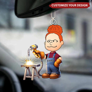 Personalized Gifts For Welder Ornament