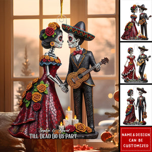 Till Dead Do Us Part - Personalized Christmas Acrylic Ornament