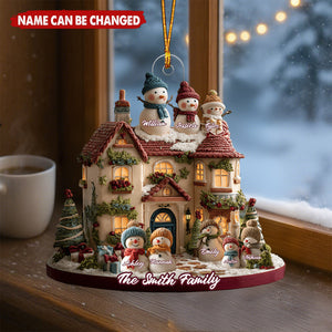 Christmas Time - Personalized Christmas Acrylic Ornament