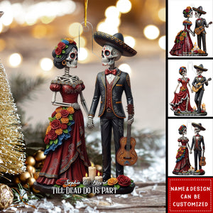 Till Dead Do Us Part - Personalized Christmas Acrylic Ornament