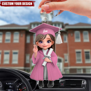 Graduation Class 2025 - Personalized Graduation Car Ornament