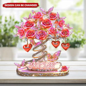 Best Mom Ever - Personalized Mother Custom Shaped Acrylic Plaque