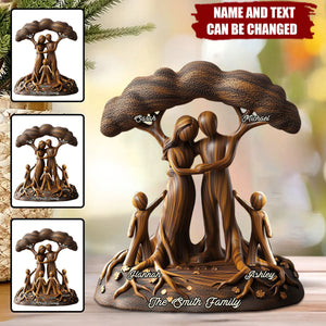 To Us You're The World - Personalized Custom Shaped Acrylic Plaque