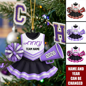 Cheerleading - Personalized Christmas Acrylic Ornament