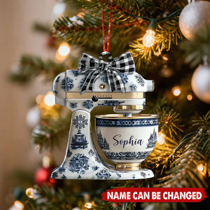 Kitchen Mixer - Personalized Christmas Acrylic Ornament, Gift For Bakers, Baker Gifts