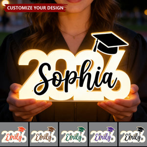 Class Of 2026 Graduation Personalized Light Box - Graduation Gift