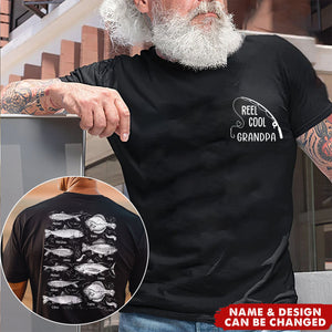 Reel Cool Grandpa, Gift For Dad, Grandpa - Personalized Shirt