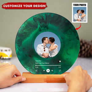 Father's Day Gift From Daughter - Personalized Music Plaque