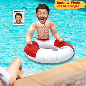 Custom Pool Float Bachelorette Party - Personalized Inflatable Swimming Ring