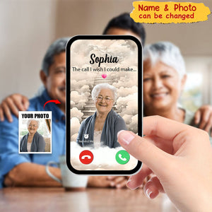 The Call I Wish I Could Take Memorial Gift Personalized Acrylic Car Visor