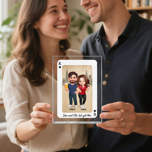 King And Queen Couple Personalized Acrylic Plaque