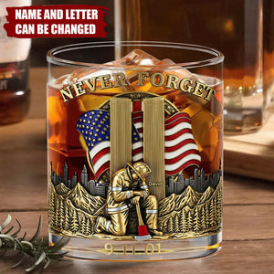 Firefighter Whiskey Glass - Personalized Gifts For Firefighters