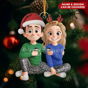 Personalized Acrylic Ornament - Christmas Is Better With You