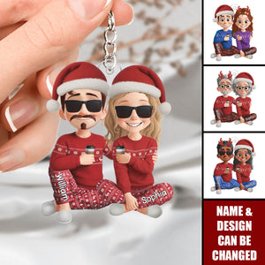Personalized Acrylic Keychain - Christmas Is Better With You