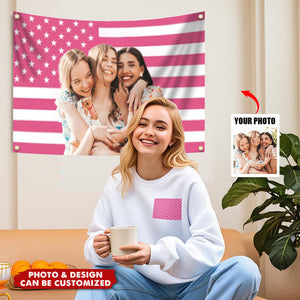 Design Your Image Funny American Flag - Personalized Tapestry