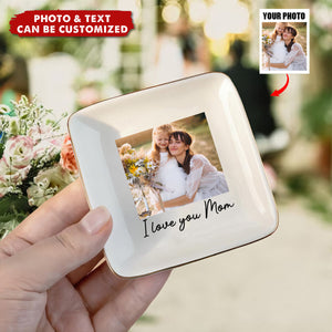 Photo Gifts For Mom Wedding Day - Personalized Mom Jewelry Dish