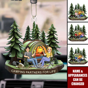 Camping Partners For Life - Personalized Car Ornament
