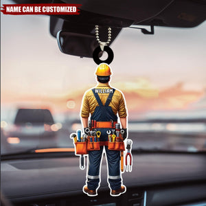 Elevator Maintenance Repair - Personalized Acrylic Car Hanging Ornament