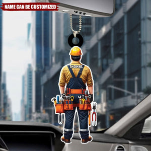 Elevator Maintenance Repair - Personalized Acrylic Car Hanging Ornament