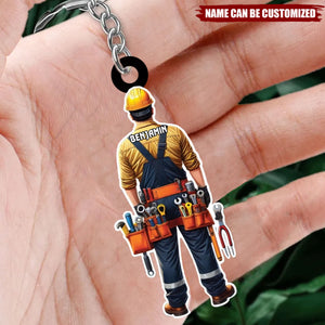 Elevator Maintenance Repair - Personalized Acrylic Keychain