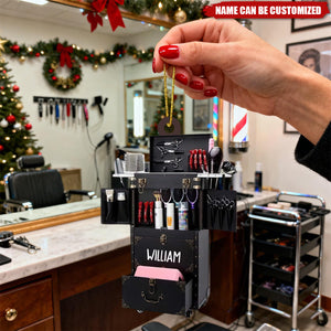 Personalized Hairdresser Christmas Acrylic Ornament, Gift For Hairdresser, Xmas Decor