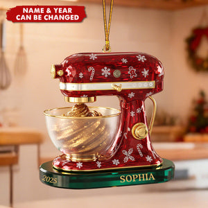 Baking Mixer Ornament - Personalized Gifts For Baking Lovers