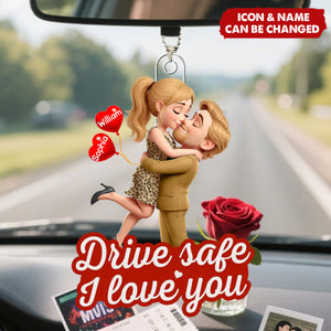 Personalized Acrylic Ornament - Anniversary Wedding Gifts For Husband And Wife, Him And Her - Forever Yours No Refunds